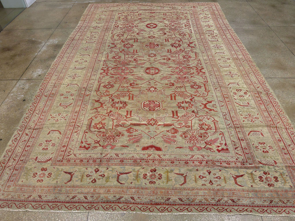 Antique Persian Malayer Large Carpet, No.17233 - Galerie Shabab