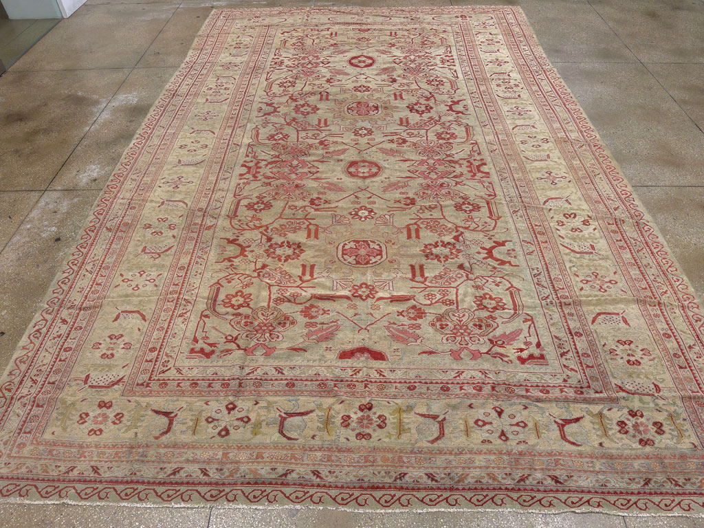 Antique Persian Malayer Large Carpet, No.17233 - Galerie Shabab