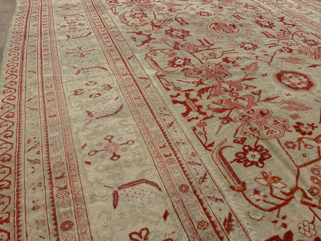 Antique Persian Malayer Large Carpet, No.17233 - Galerie Shabab