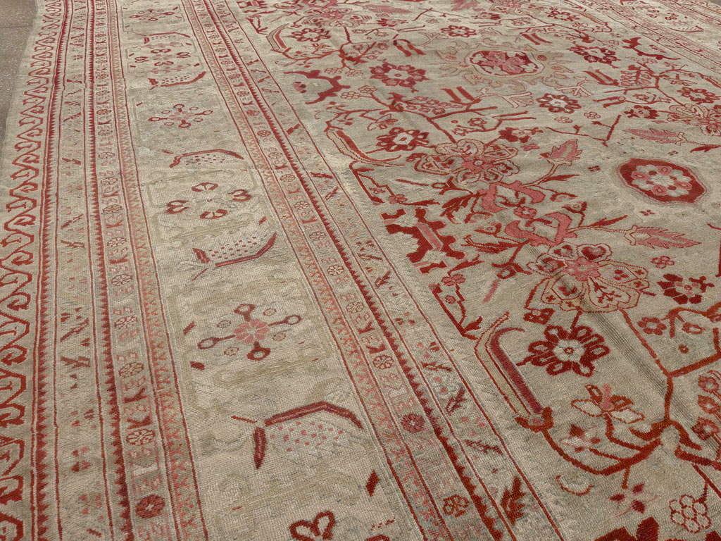 Antique Persian Malayer Large Carpet, No.17233 - Galerie Shabab
