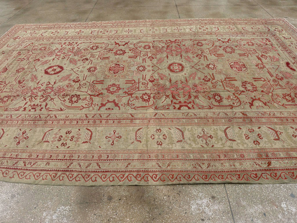 Antique Persian Malayer Large Carpet, No.17233 - Galerie Shabab