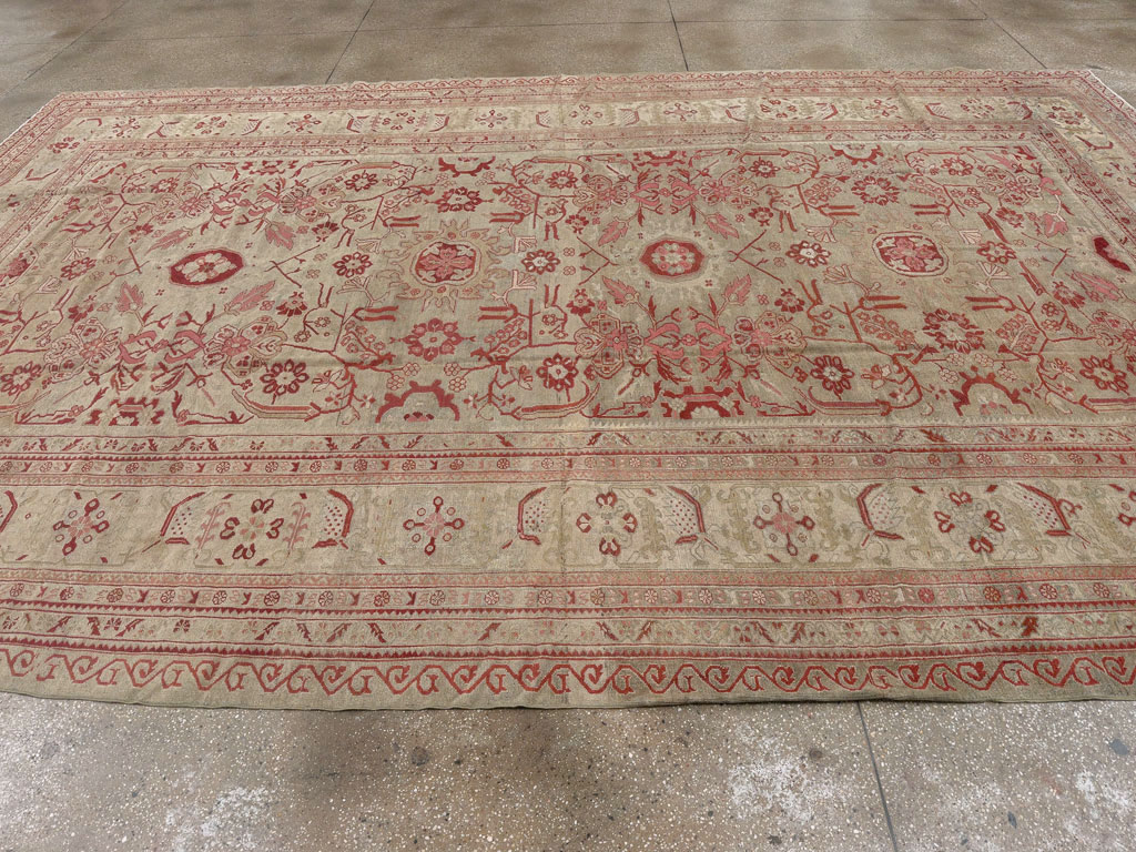 Antique Persian Malayer Large Carpet, No.17233 - Galerie Shabab