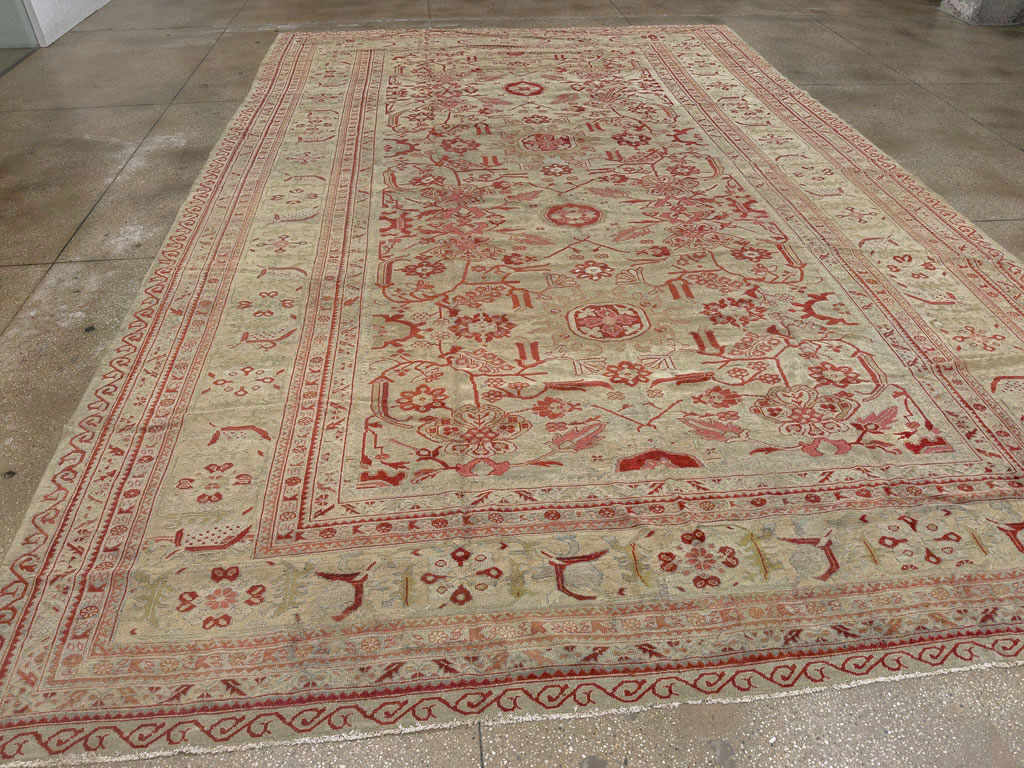 Antique Persian Malayer Large Carpet, No.17233 - Galerie Shabab