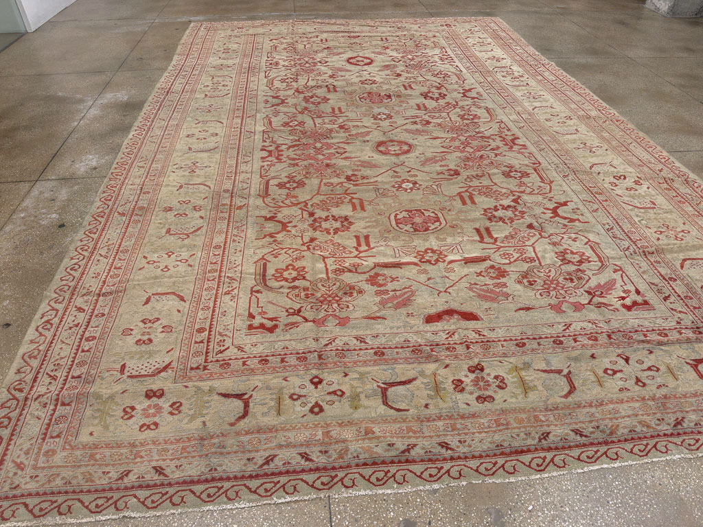 Antique Persian Malayer Large Carpet, No.17233 - Galerie Shabab