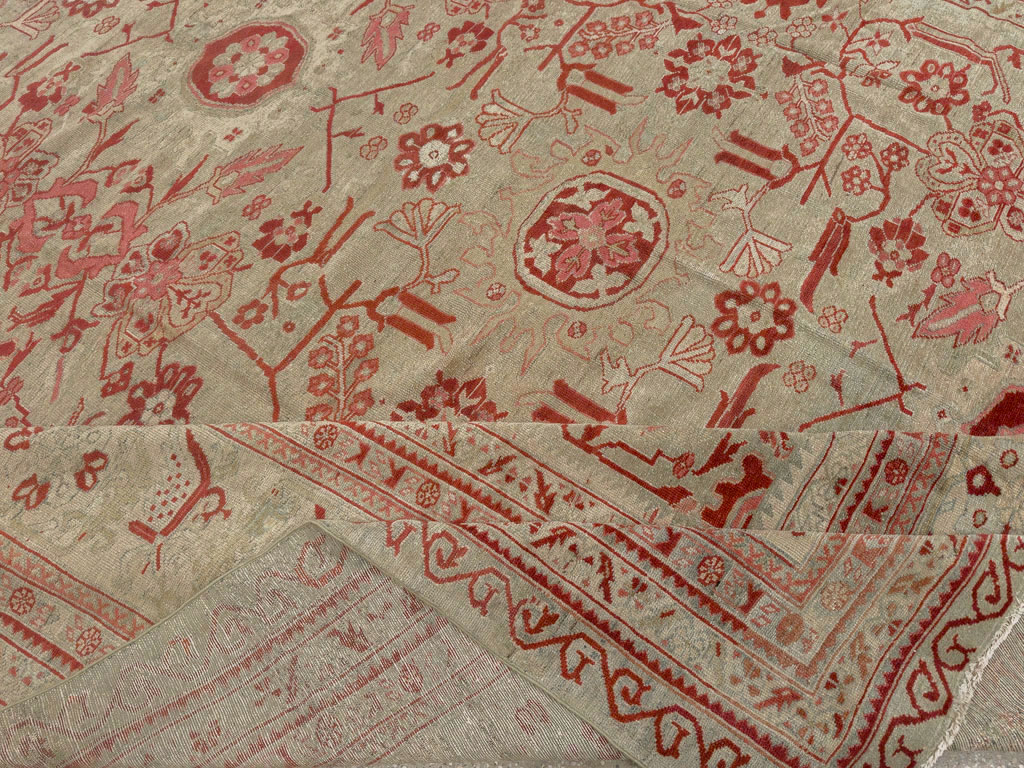 Antique Persian Malayer Large Carpet, No.17233 - Galerie Shabab