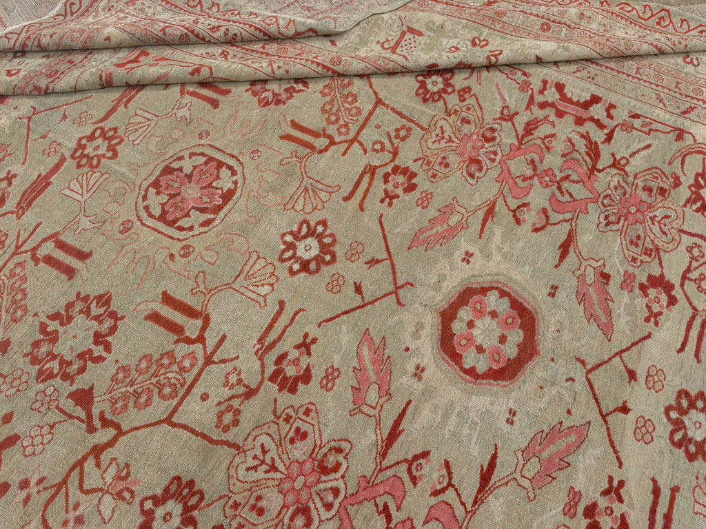 Antique Persian Malayer Large Carpet, No.17233 - Galerie Shabab