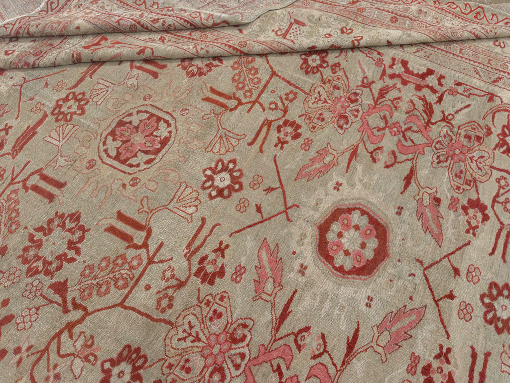 Antique Persian Malayer Large Carpet, No.17233 - Galerie Shabab