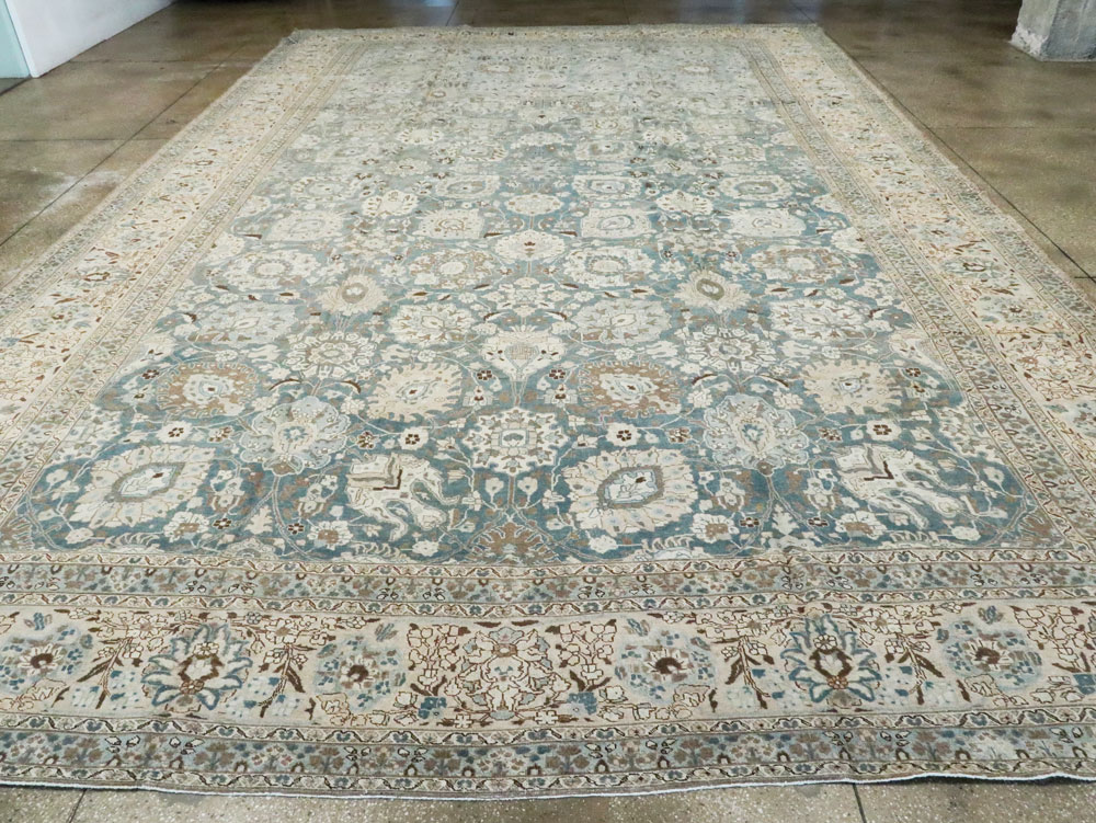 Antique Persian Tabriz Carpet, No.17235 - Galerie Shabab