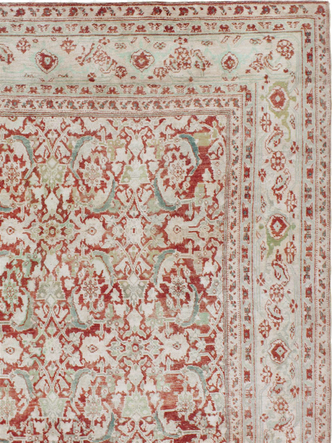 Antique Indian Cotton Agra Carpet, No.17242 - Galerie Shabab