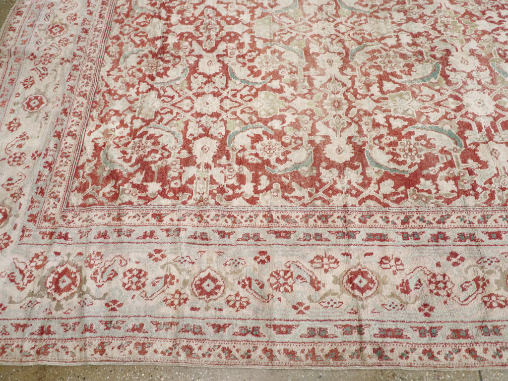 Antique Indian Cotton Agra Carpet, No.17242 - Galerie Shabab