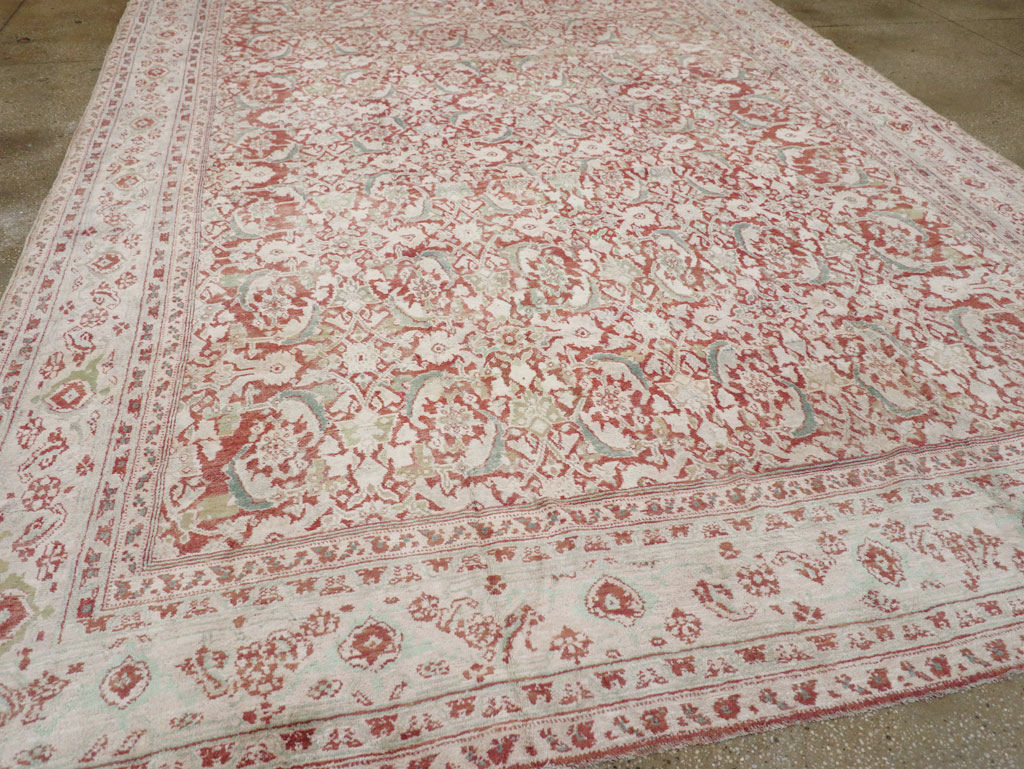 Antique Indian Cotton Agra Carpet, No.17242 - Galerie Shabab