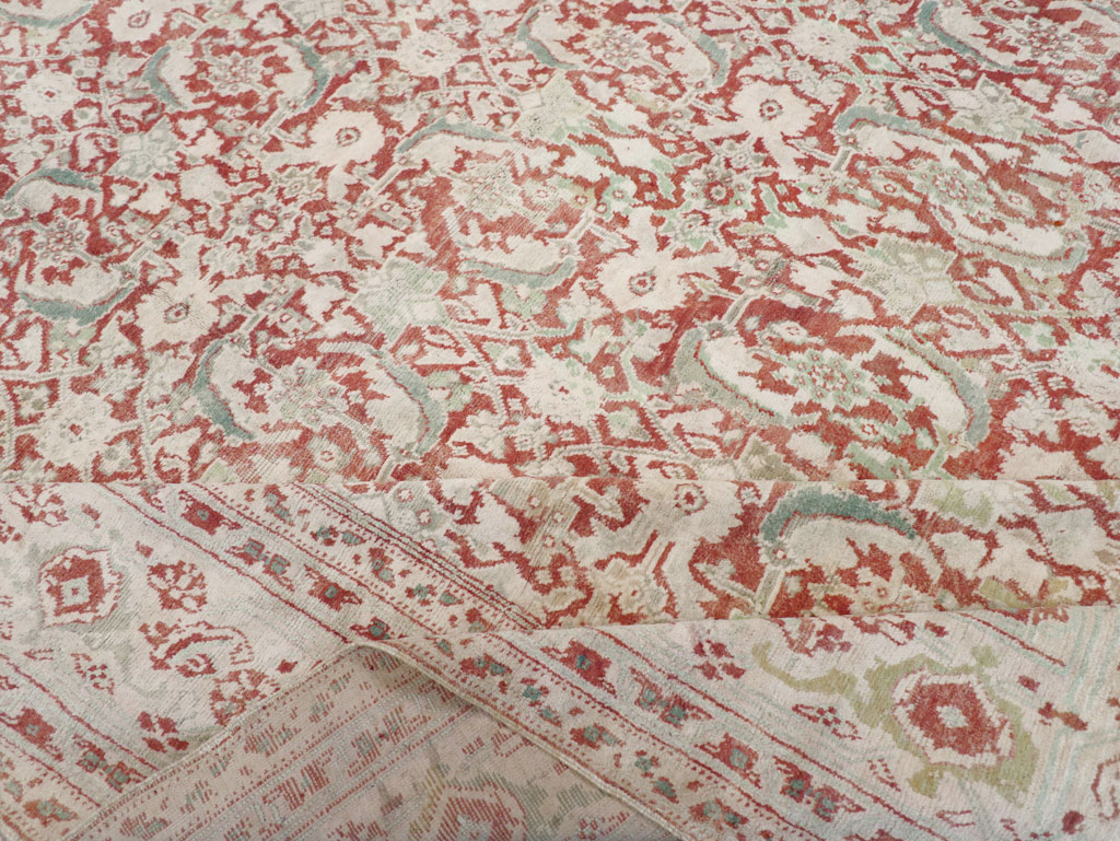 Antique Indian Cotton Agra Carpet, No.17242 - Galerie Shabab