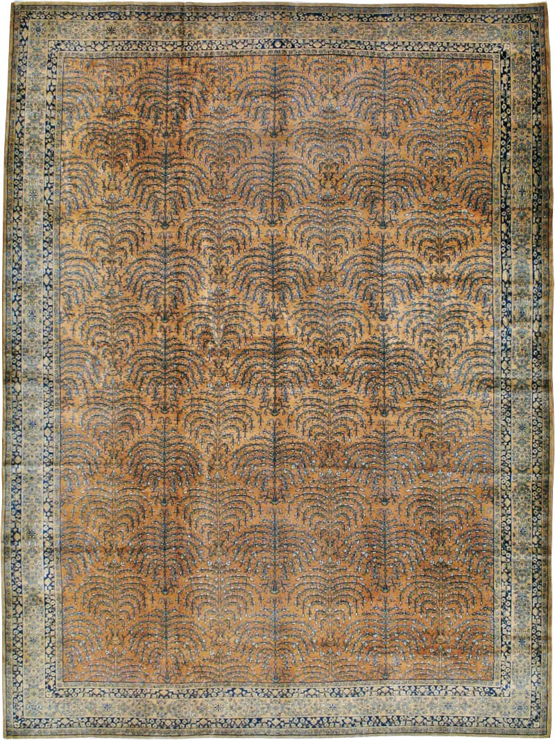 Vintage Indian Lahore Carpet, No.17253 - Galerie Shabab