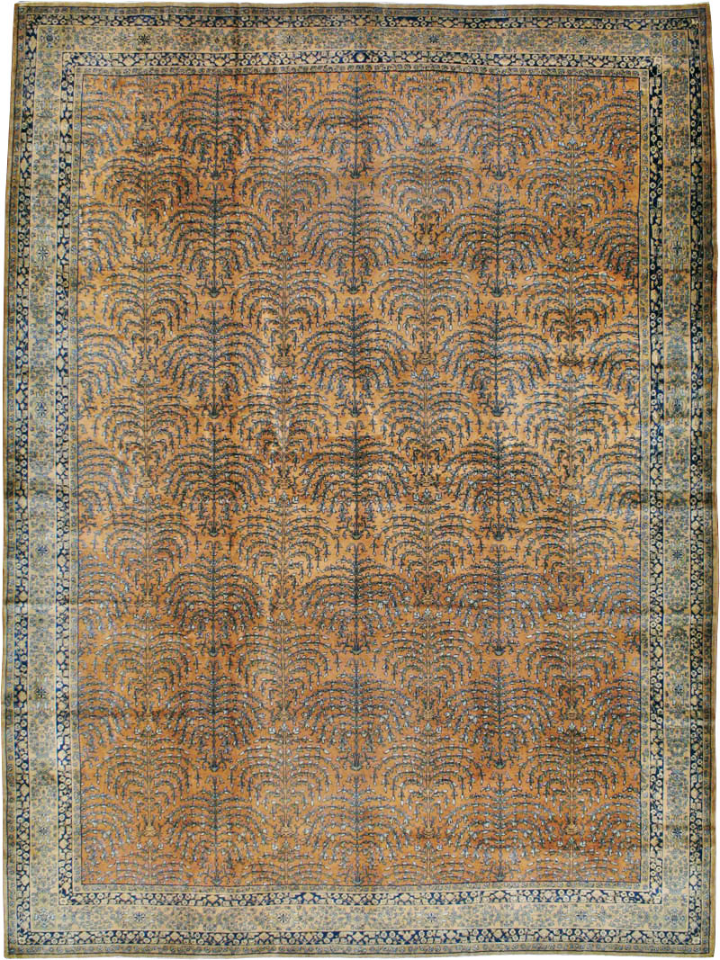 Vintage Indian Lahore Carpet, No.17253 - Galerie Shabab
