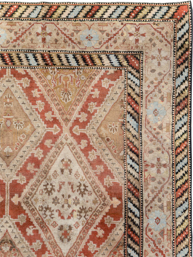 Vintage Indian Lahore Room Size Carpet, No.17256 - Galerie Shabab
