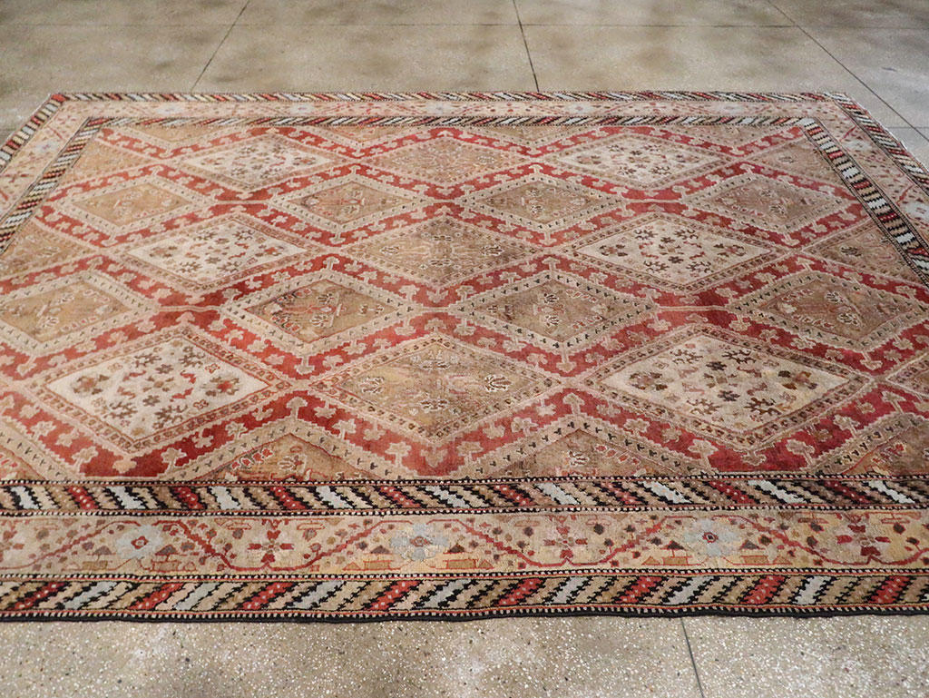 Vintage Indian Lahore Room Size Carpet, No.17256 - Galerie Shabab