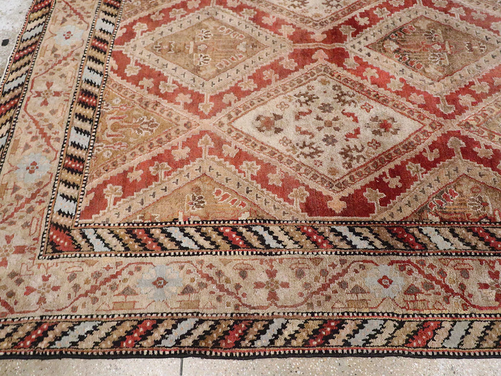 Vintage Indian Lahore Room Size Carpet, No.17256 - Galerie Shabab