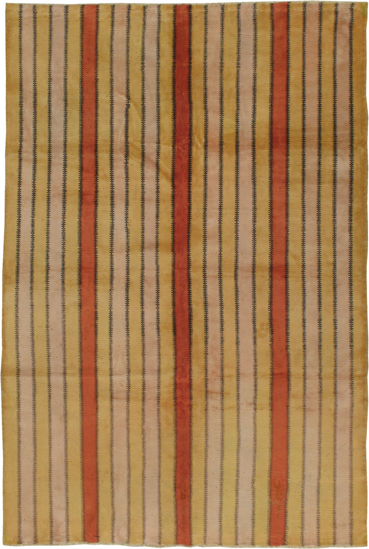 Vintage Deco Rug, No.17274 - Galerie Shabab
