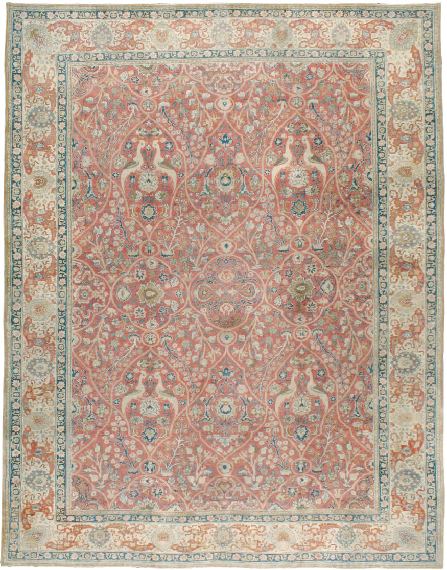 Antique Persian Tabriz Carpet, No.17285 - Galerie Shabab