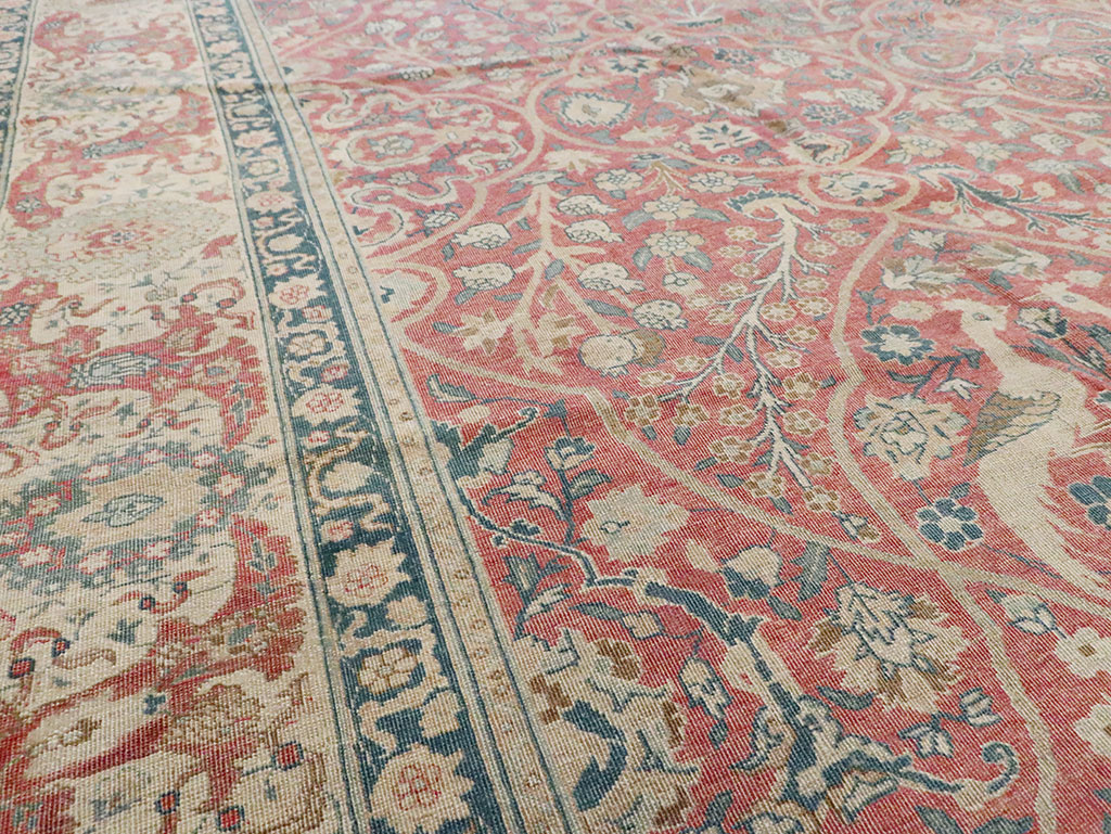 Antique Persian Tabriz Carpet, No.17285 - Galerie Shabab