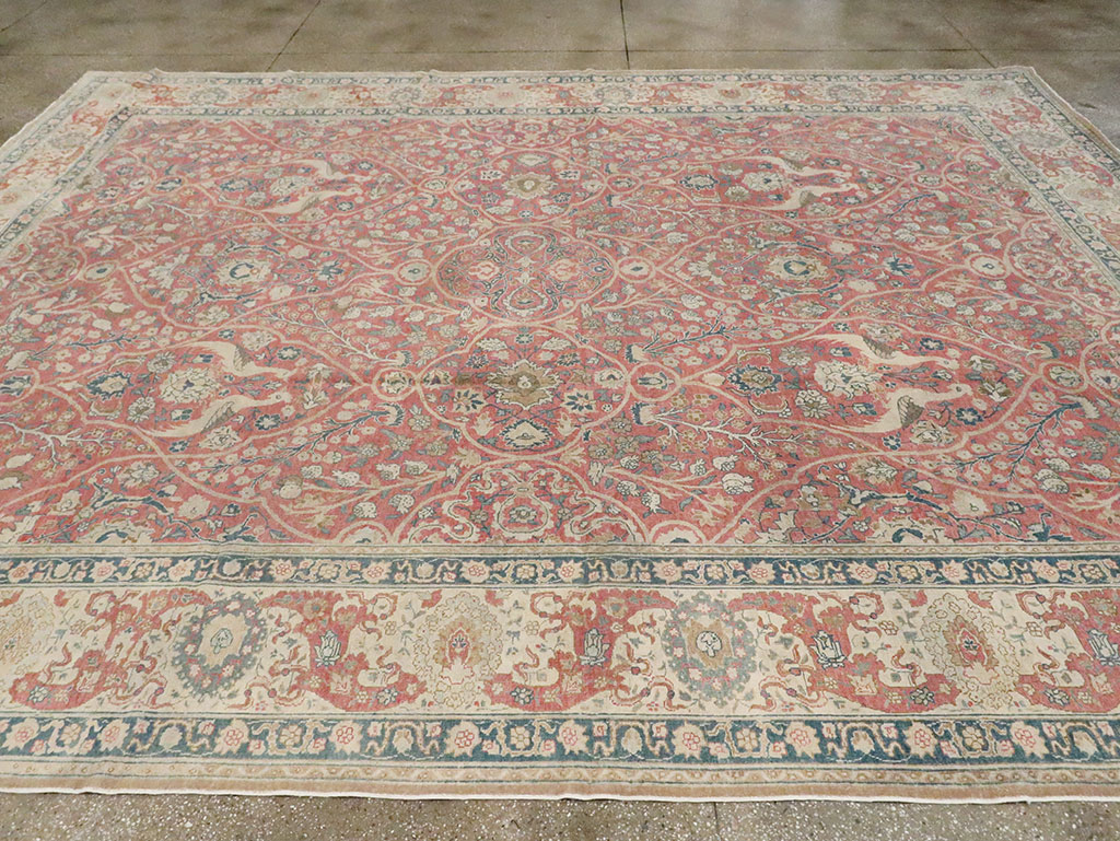 Antique Persian Tabriz Carpet, No.17285 - Galerie Shabab