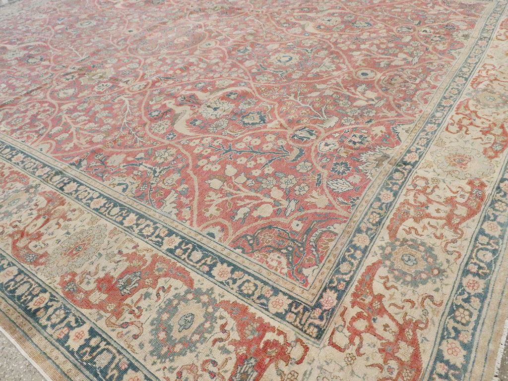 Antique Persian Tabriz Carpet, No.17285 - Galerie Shabab