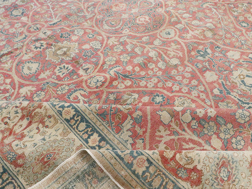 Antique Persian Tabriz Carpet, No.17285 - Galerie Shabab