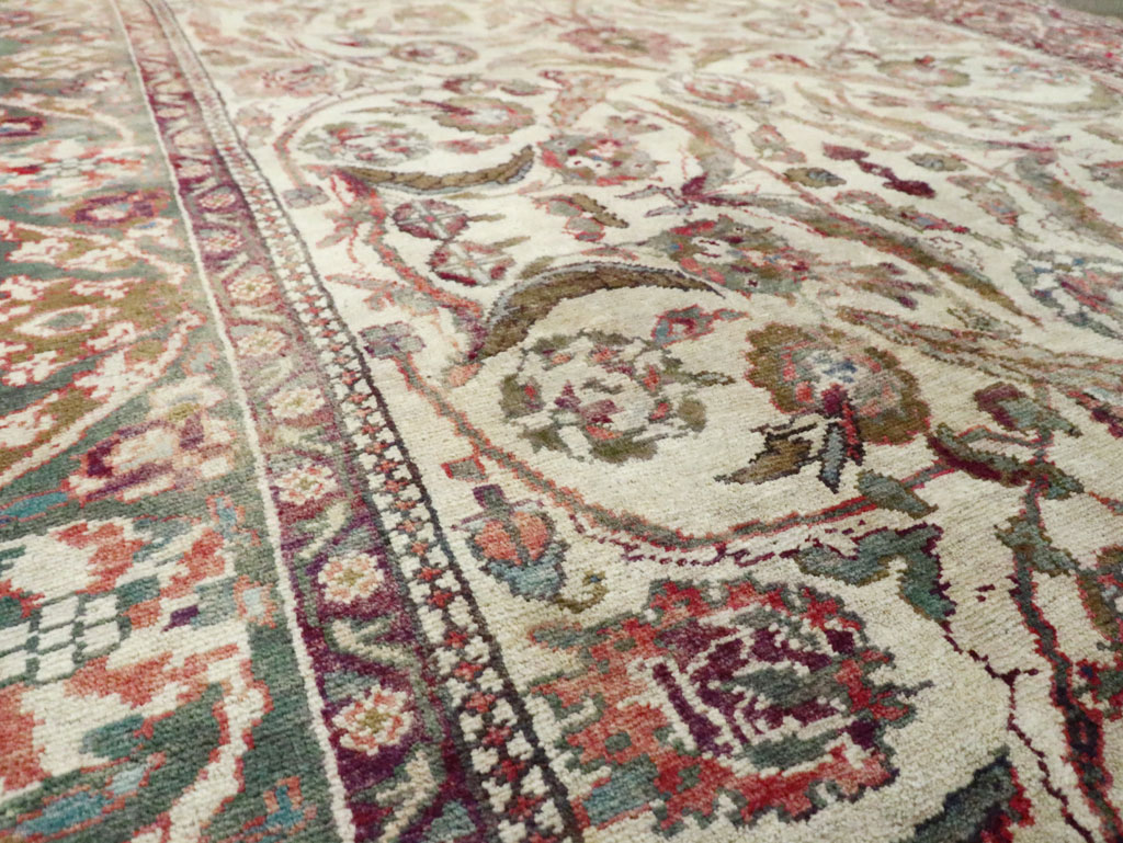 Antique Turkish Oushak Rug, No.17286 - Galerie Shabab