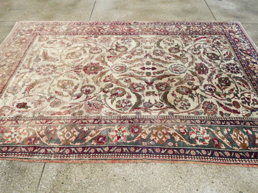 Antique Turkish Oushak Rug, No.17286 - Galerie Shabab