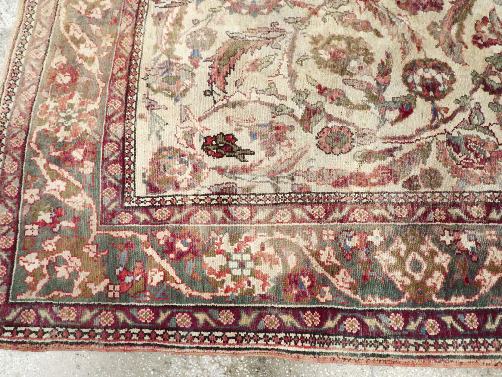Antique Turkish Oushak Rug, No.17286 - Galerie Shabab