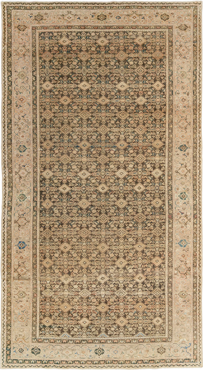Antique Persian Malayer Gallery Carpet, No.17318 - Galerie Shabab