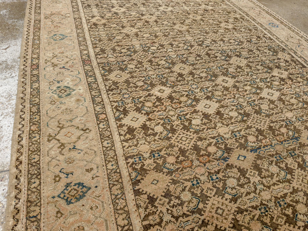 Antique Persian Malayer Gallery Carpet, No.17318 - Galerie Shabab