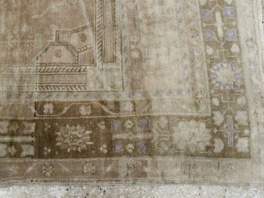 Antique Turkish Oushak Carpet, No.17323 - Galerie Shabab