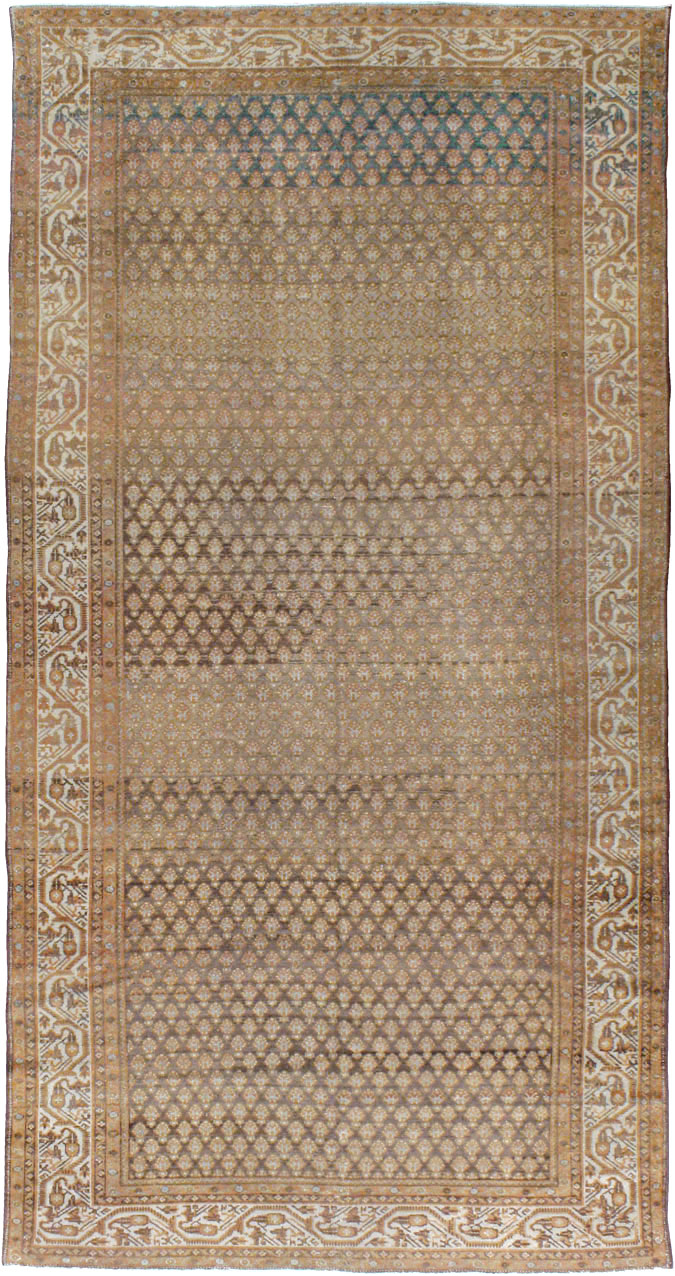 Vintage Persian Malayer Gallery Carpet, No.17326 - Galerie Shabab