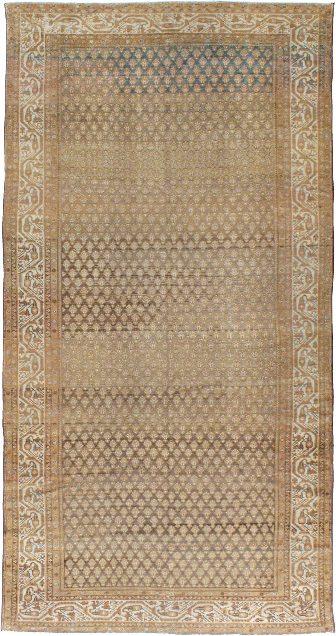 Vintage Persian Malayer Gallery Carpet, No.17326 - Galerie Shabab
