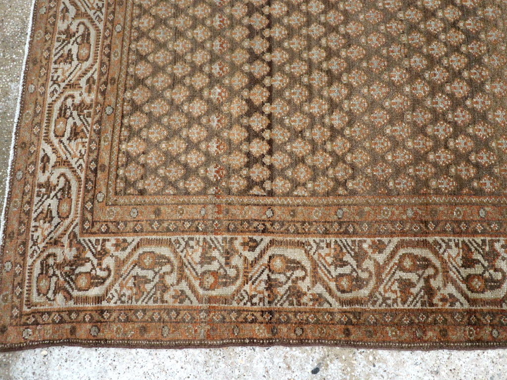 Vintage Persian Malayer Gallery Carpet, No.17326 - Galerie Shabab