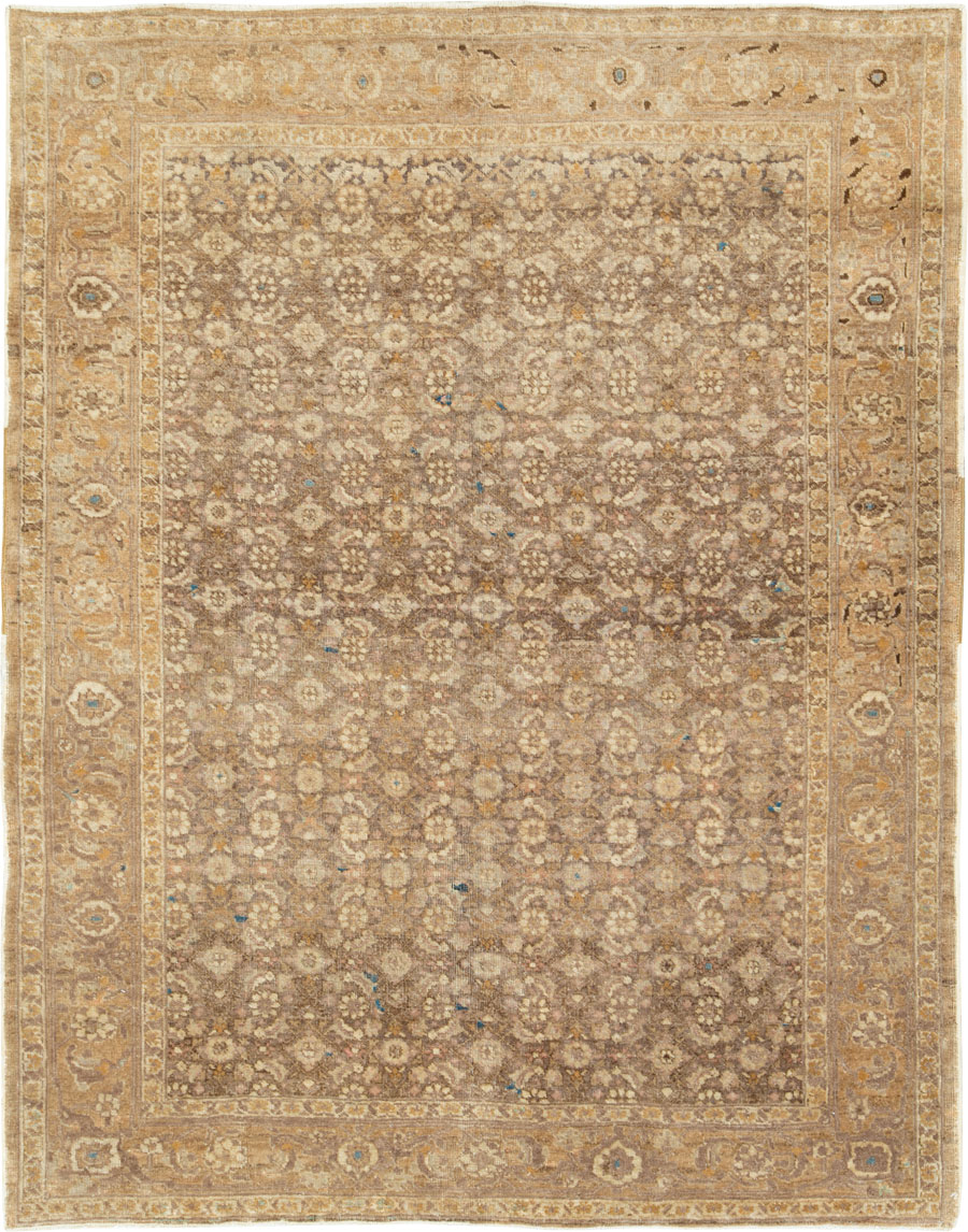Antique Persian Tabriz Square Rug, No.17327 - Galerie Shabab