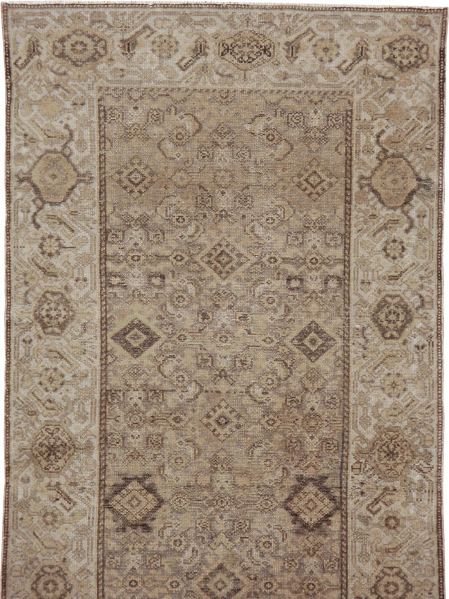 Vintage Persian Malayer Runner, No.17335 - Galerie Shabab
