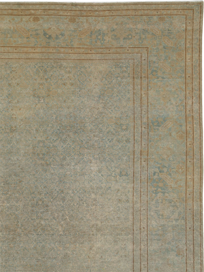 Antique Persian Senneh Tabriz Carpet, No.17362 - Galerie Shabab
