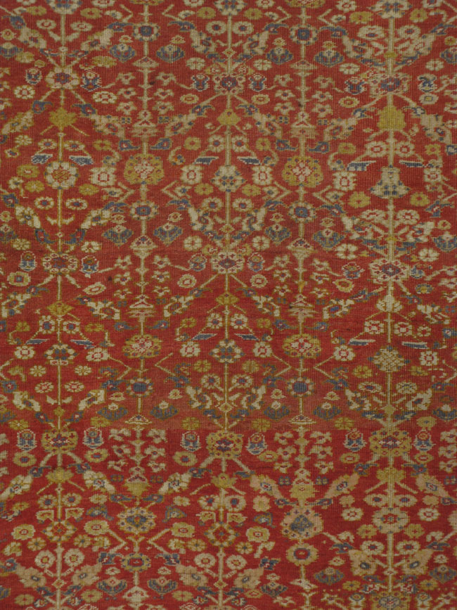 Antique Sultanabad Square Carpet, No.17366 - Galerie Shabab