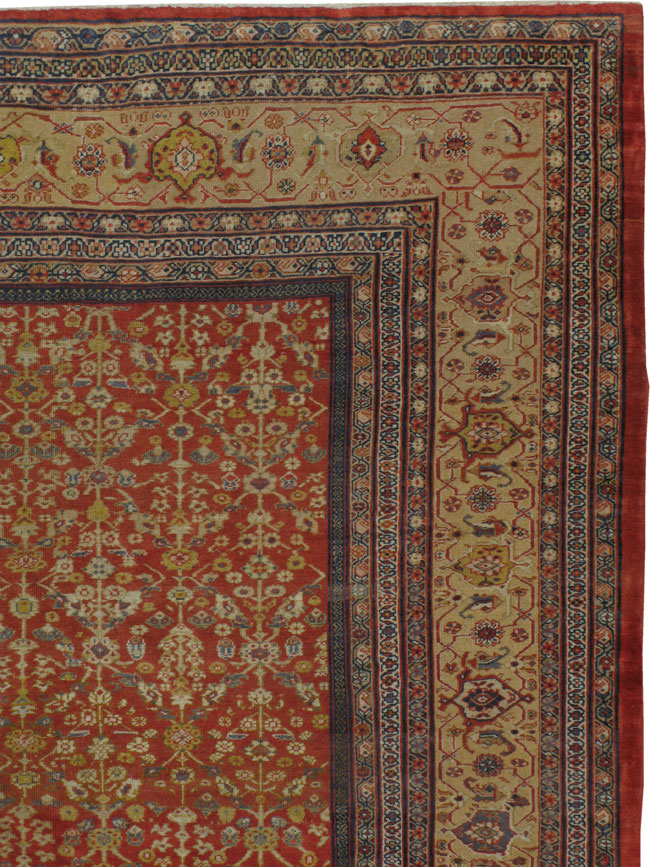 Antique Sultanabad Square Carpet, No.17366 - Galerie Shabab
