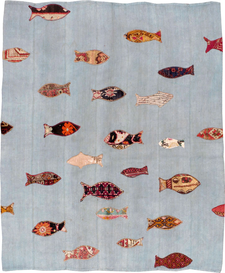 Contemporary Turkish Kilim Accent Rug, No.17367 - Galerie Shabab