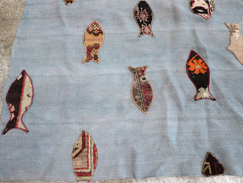 Contemporary Turkish Kilim Accent Rug, No.17367 - Galerie Shabab