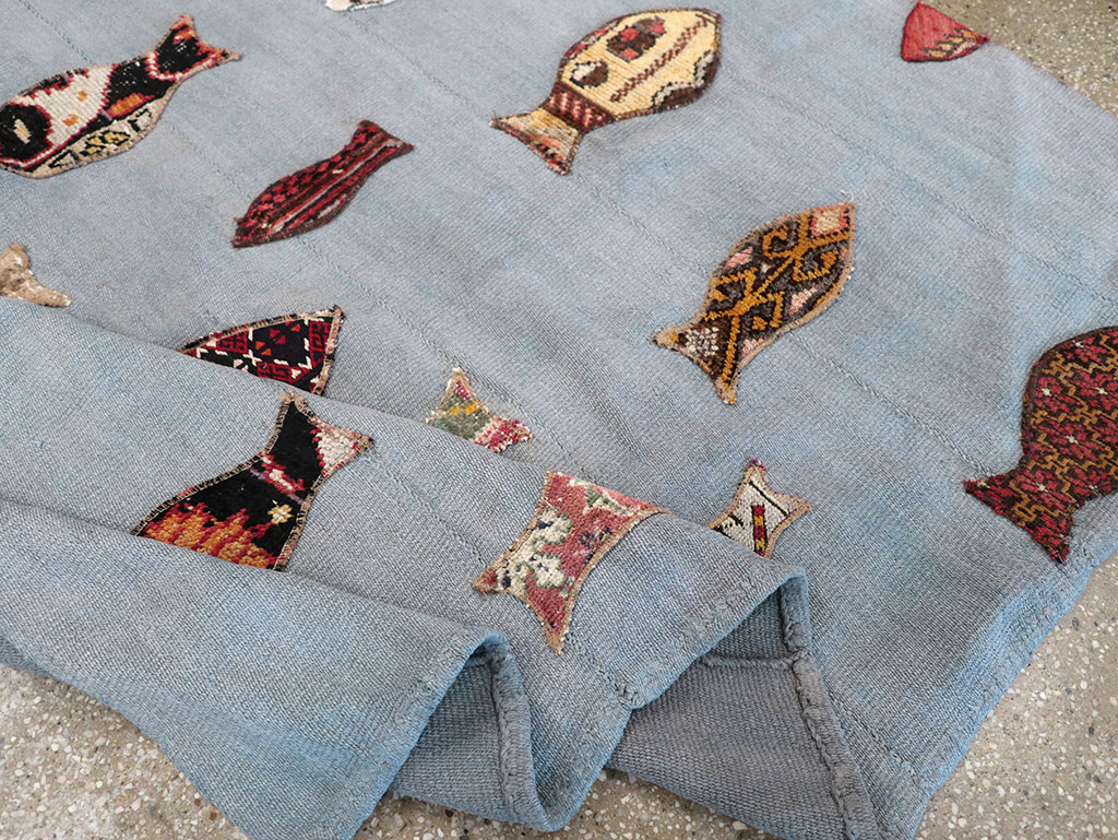 Contemporary Turkish Kilim Accent Rug, No.17367 - Galerie Shabab