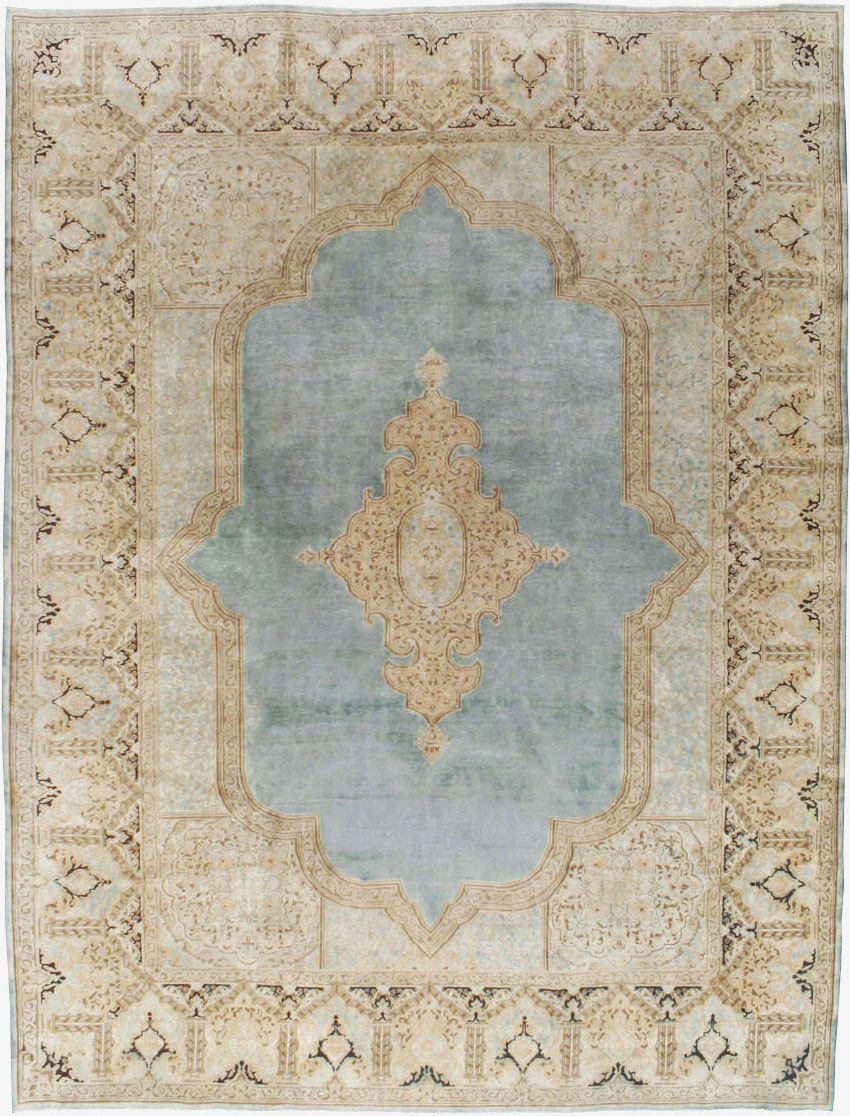 Vintage Persian Kerman Carpet, No.17368 - Galerie Shabab