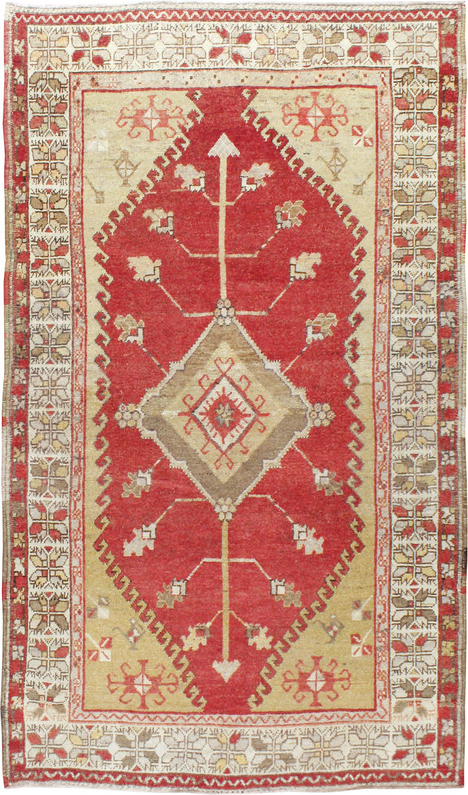 Antique Oushak Carpet, No.17376 - Galerie Shabab