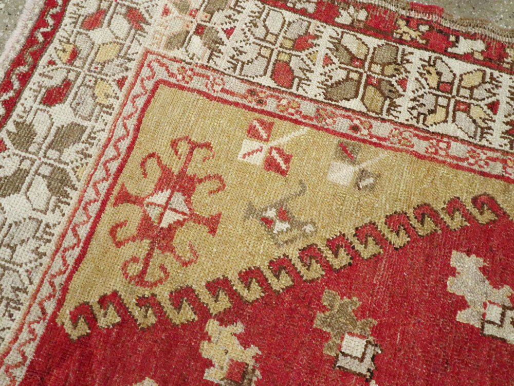 Antique Oushak Carpet, No.17376 - Galerie Shabab