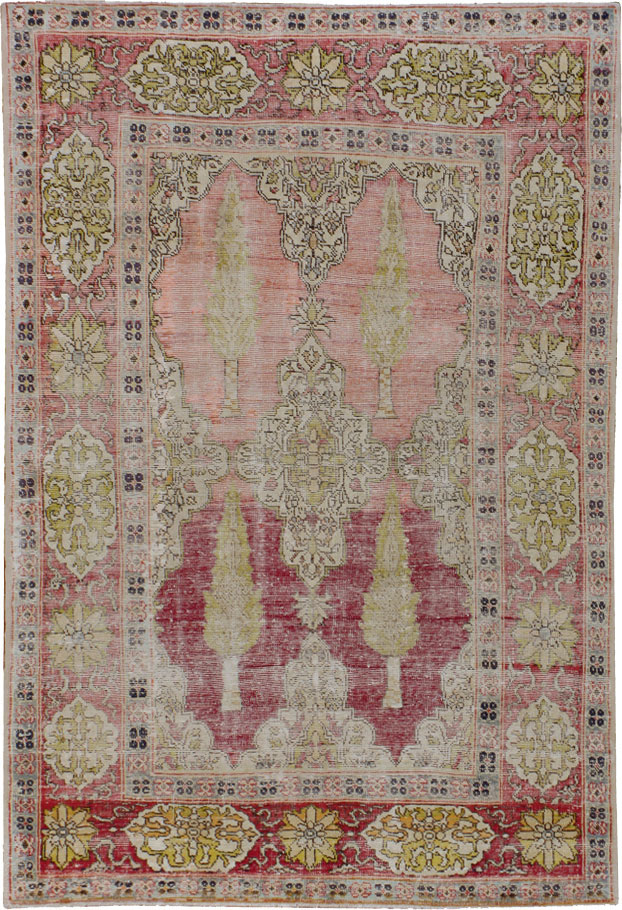 Antique Turkish Ghiordes Rug, No.17399 - Galerie Shabab