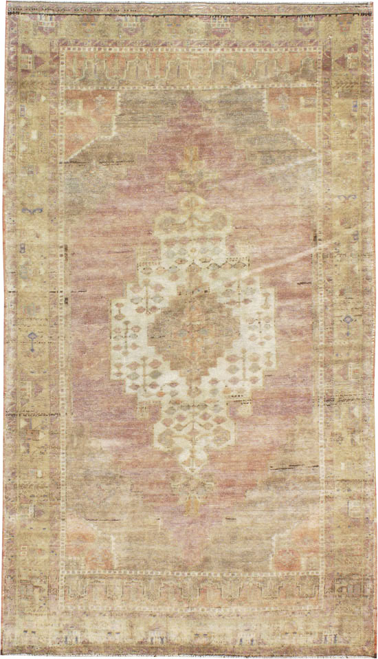 Vintage Turkish Oushak Rug, No.17421 - Galerie Shabab