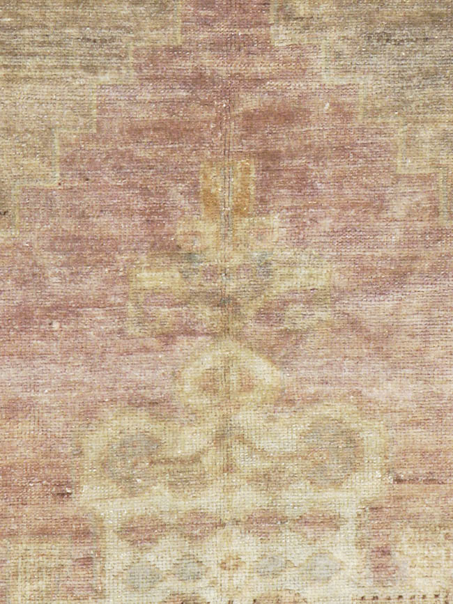Vintage Turkish Oushak Rug, No.17421 - Galerie Shabab